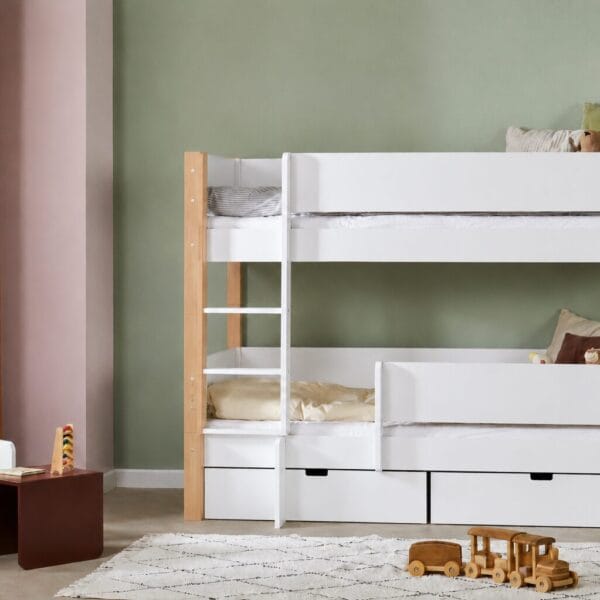 Manis-H Children's Bunk Bed with Back Rest - Hoder (Made In Denmark)