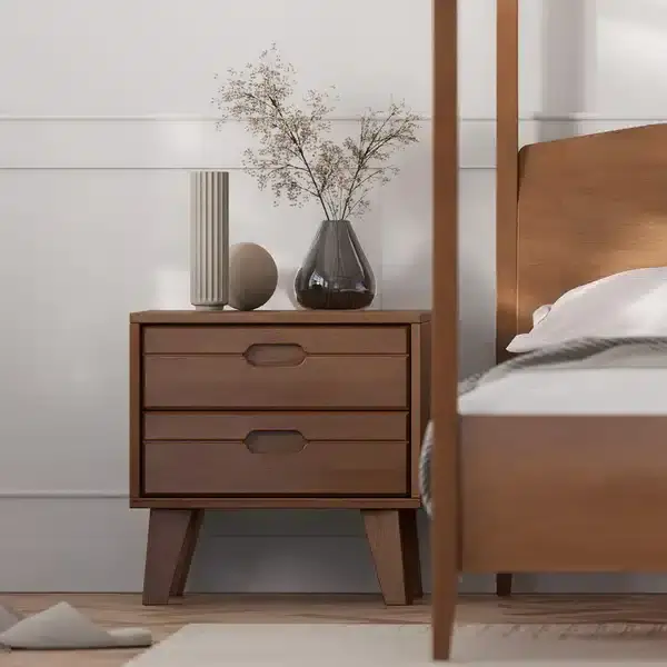 Boori (AUS) - Ballet 2 Drawer Bedside Table (Chestnut) (Pre-Order)