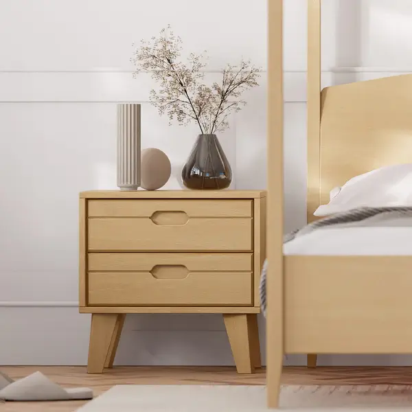 Boori (AUS) - Ballet 2 Drawer Bedside Table (Beech) (Pre-Order)