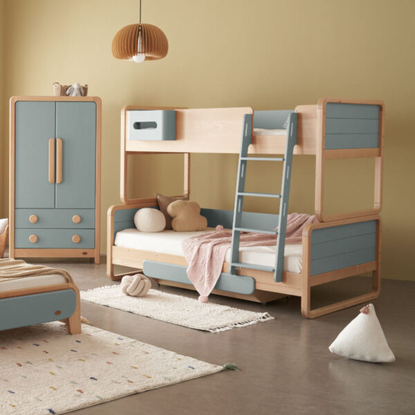 Boori (AUS) - Byron Long Junior Double Bunk Bed (Blue) + FREE 2x MATTRESS (Pre-Order)