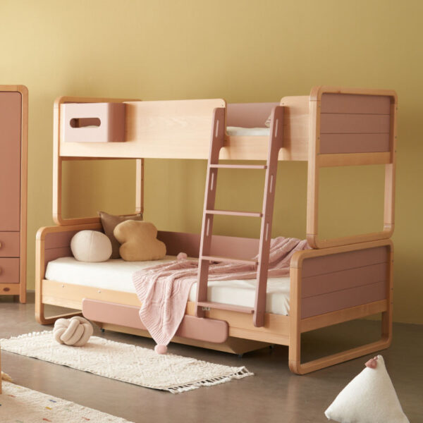 Boori (AUS) - Byron Long Junior Double Bunk Bed (Pink) + FREE 2x MATTRESS (Pre-Order)