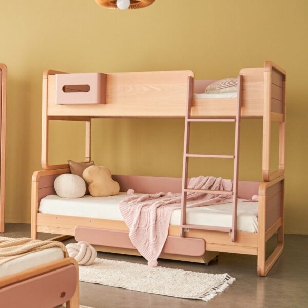 Boori (AUS) - Byron Queen Double Bunk Bed (Pink) + FREE 2x MATTRESS (Pre-Order)